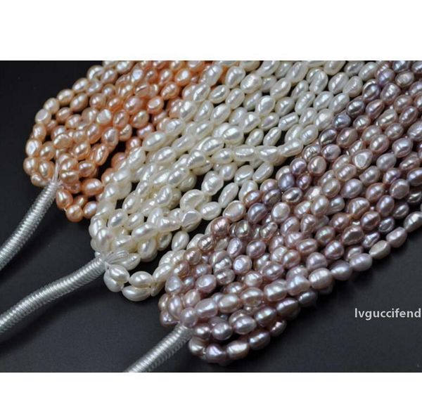 

jewelry baroque lots 10 strands 8*10mm genuine cultured freshwater pearl t200507