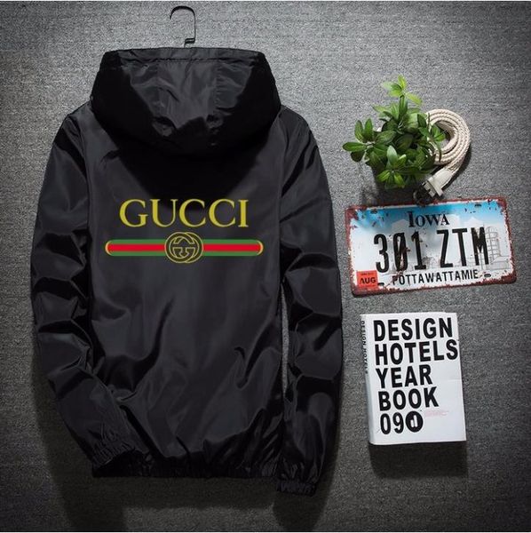 

men jackets long sleeve zipper jacket fashion pattern print slim fit windbreaker mens antumn winter outdoorwear coats, Black;brown