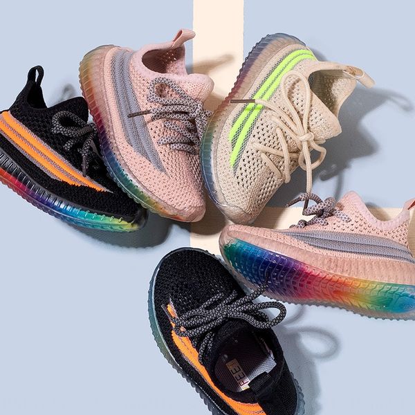 

r4jt5 babyfeet2020 new spring and summer children's coconut sneakers sports sports breathable boys' and girls' coconut shoes, Black