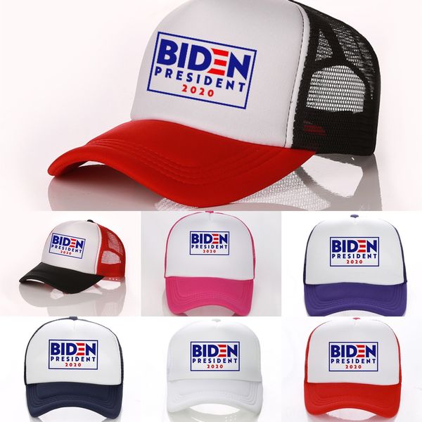

g1dgo 3d styles biden adjustable hat sports hats 6 embroidery 2020 baseball cap outdoor summer beach hats, Blue;gray