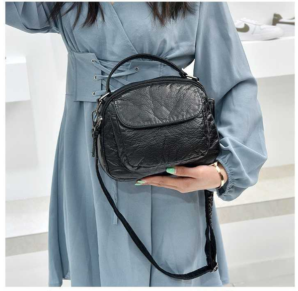 

2020 fashion women's small handbag soft leather casual shoulder messenger small bag female handbag dagao789