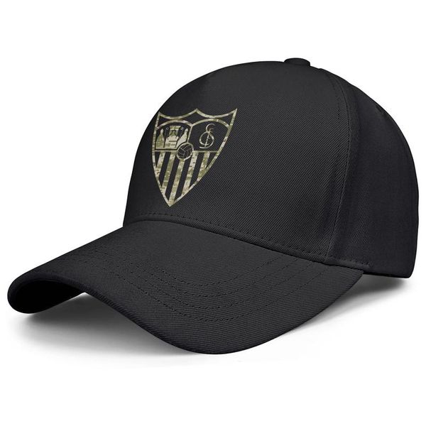 

fashion sevilla fc los hispalenses sevillistas sfc camouflage baseball cap fitted trucke hats coconut tree gold flag series, Blue;gray