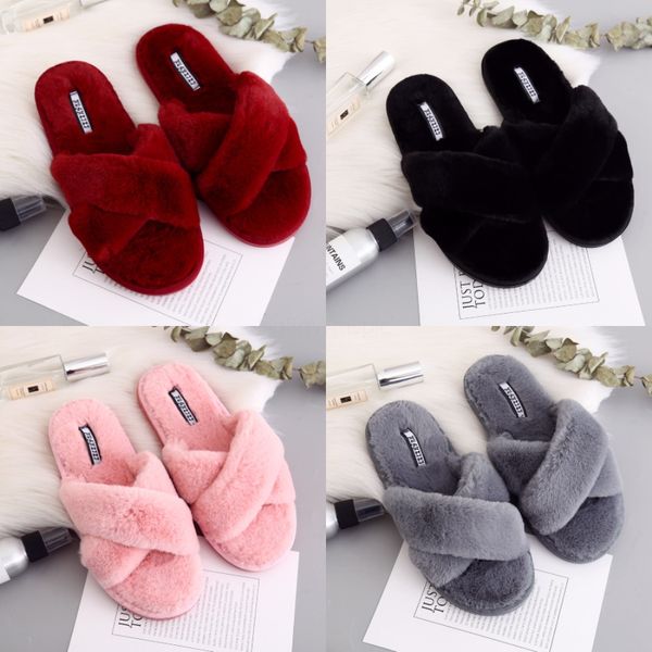 

wenyujh women beach outdoor sandals breathable wearable slippers -flop thong slipper knitted cross toe summer sandals 2020#586, Black