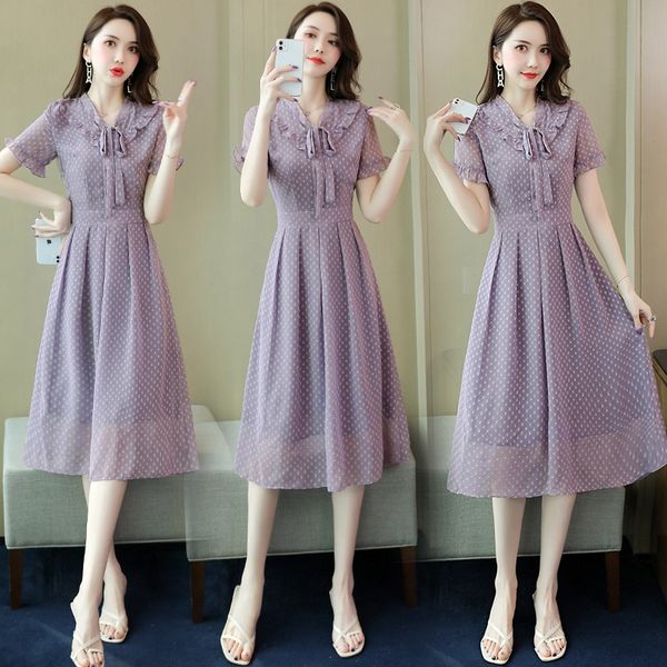 

udbsa 2020 new fashion temperament summer season goddess fan sweet light mature style socialite slimming 2020 new fashion clothing temperame, Black;gray