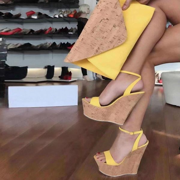 

open toe ankle strap platform wedges women sandals super high cover heel gladiator ladies shoes buckle summer sandals