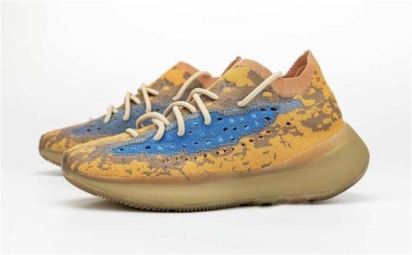 

authentic 380 blue oat running shoes 380s men women kanye west wave runner 3m reflective sneakers sports with original box 0q0, Black