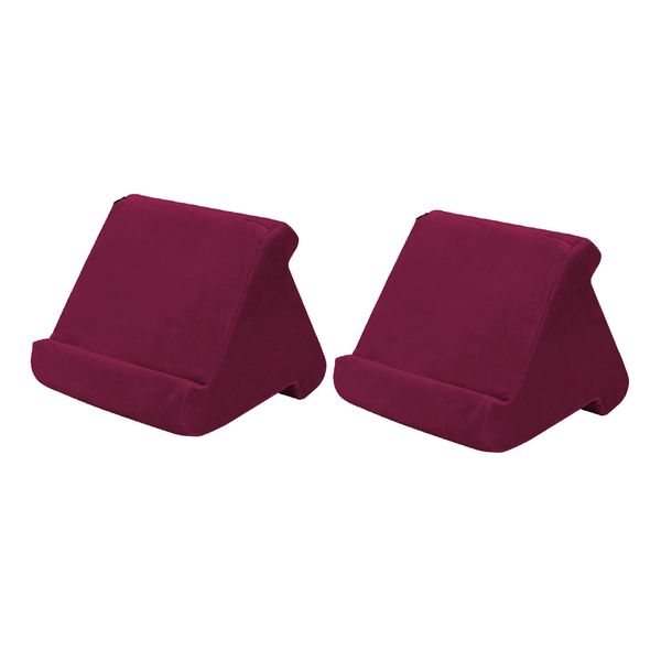 

2pieces tri-угол tablet reading держатель кровать тумба книга отдых подушка red