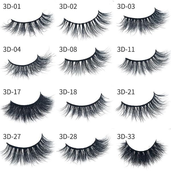 

Big 3D long dramatic 100 Real Mink Lashes Mink Hair lashes 3D 25mm eyelashes Long Fake Eyelashes Lash trays Beauty Tools 25 styles