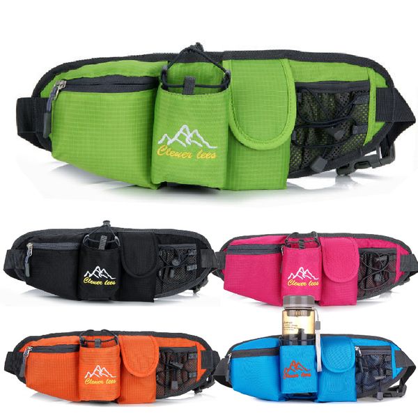 

running bag portable men's fitness sports waist bottle waterproof oxford cloth belt travel water bottle bag jogging sports