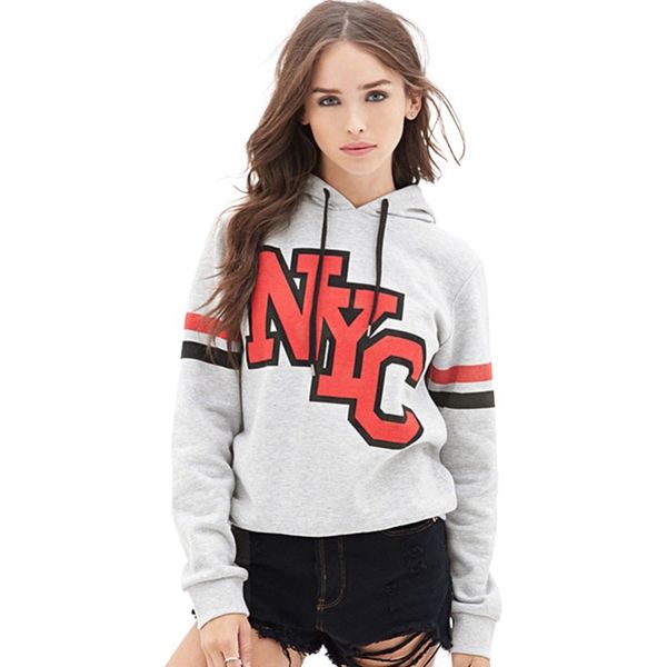 

2020 New lady long sleeve fashion hooded sweatershirt sportwear