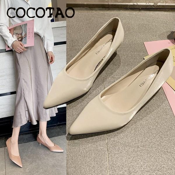 

new product 2020 fairy spring fine with girl french fashion wild comfortable comfortable fresh small pointed wind work sho, Black