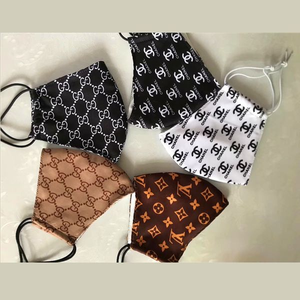 

fashion paris show luxury designer face mask for man and women lovers imported cloth reuse anti dust protective masks