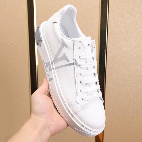

comfortable mens shoes with origin box new arrival lightweight fashion classic vintage shoes lace -up low casual men shoes, Black