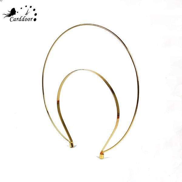 

carddoor multi-layer metal tiaras and crowns for women new hair jewelry headband wedding hair accessories gold bridal hairband, Golden;silver