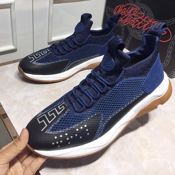 

new arrival mens shoes fashion outdoor walking footwears vintage lace -up casual men shoes scarpe sportive da uomo cross chainer sneakers, Black