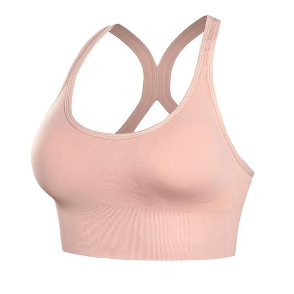 

gym clothing 1pc no rims underwear sports short vest traceless fitness bras breathable workout, White;black