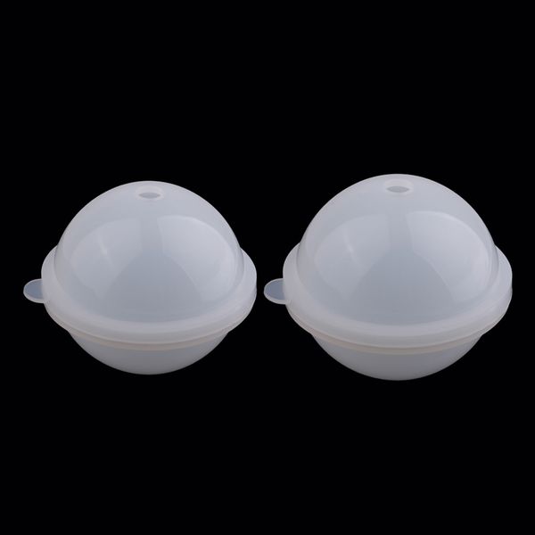 

2pcs silicone diy sphere ball mold mould for resin casting jewelry making