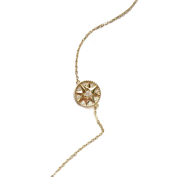 

minimalist s925 silver ins cool personality style white mother of pearl necklace short compass eight mans star necklace collarbone