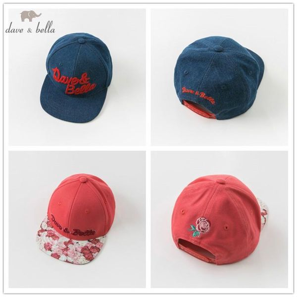 

dbk8737 dave bella autumn summer baby girls baby boy baseball cap children boutique hat kids sport wear, Slivery;white