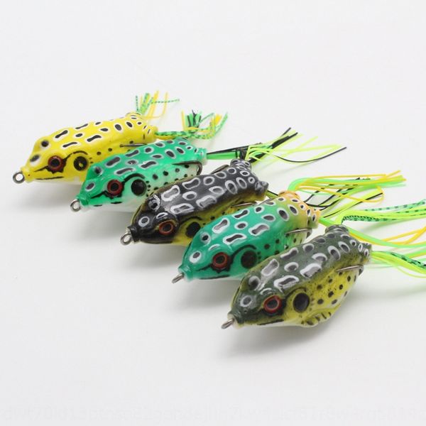 

simulation lei frog double hook with reverse thorn lei frog black fish special killing simulation false false luya bait fake bait