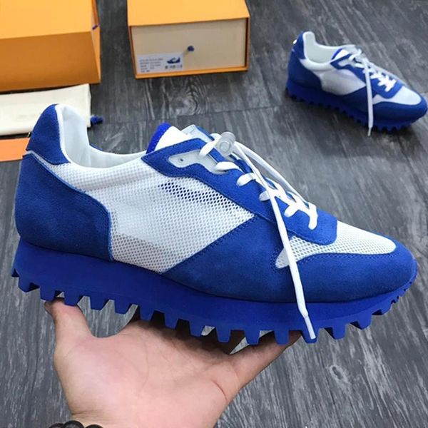 

sports runner sneaker men 's shoes with origin box breathable autumn and winter fashion classic lightweight casual lace -up low me, Black