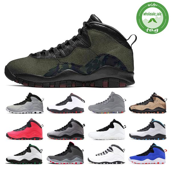 

10 10s seattle jumpman basketball shoes smoke grey tinker racer blue woodland camo im back ember glow mens trainers sports sneakers