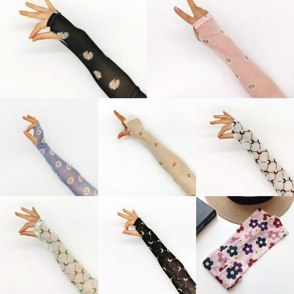 

exzt1 sunscreen кружево рукава рукава перчатка интернет знаменитость кружево лед рукав езда половина пальцев лед шелк рукав элегантного стил, Black