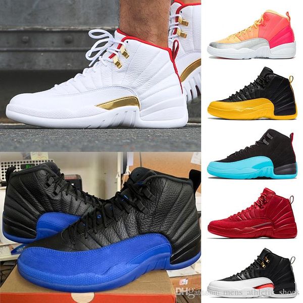 

new punch 12s game royal 12 fiba women mens jumpman basketball shoes 12s university gold ovo white michigan unc mens trainers sneakers