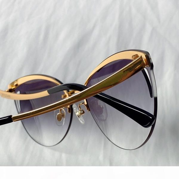 

8225 sunglasses women brand popular design charming cat eye woman fashion glasses uv protection sunglasses with package, White;black