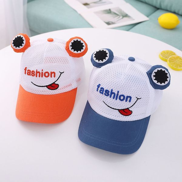 

children's men's korean baseball sun sun style baseball cap girl's sunshade hat sunscreen breathable cap cute casual hat, Blue;gray