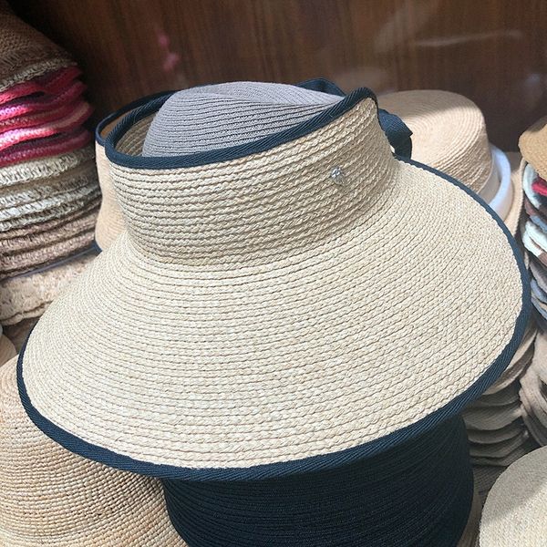 

japan lafite large eaves empty female travel japan lafite large eaves empty fem hat sun hatbreathable sun hat, Blue;gray