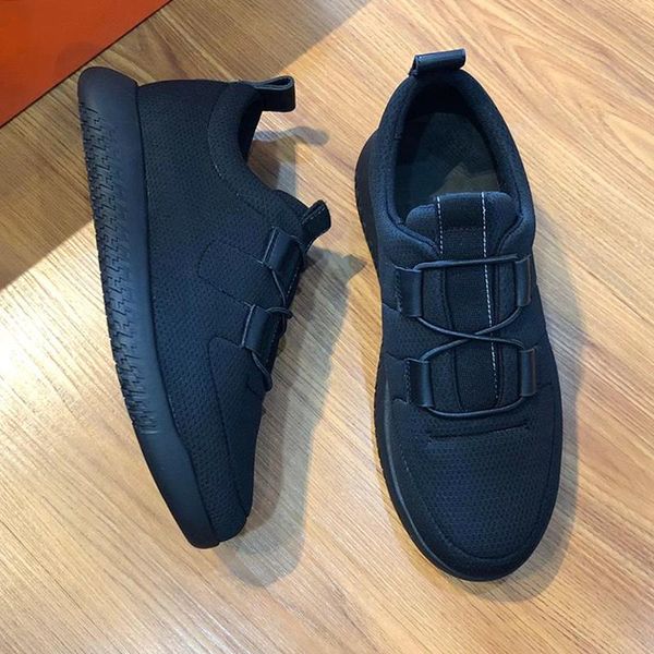 

team sneaker mens shoes autumn and winter comfortable plus size low sports lace -up casual men shoes with origin box, Black