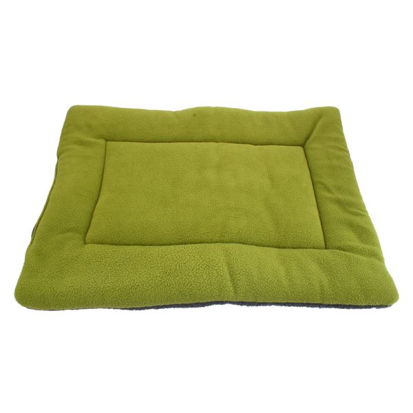 

washable soft comfortable silk wadding bed pad mat cushion for pet green xl