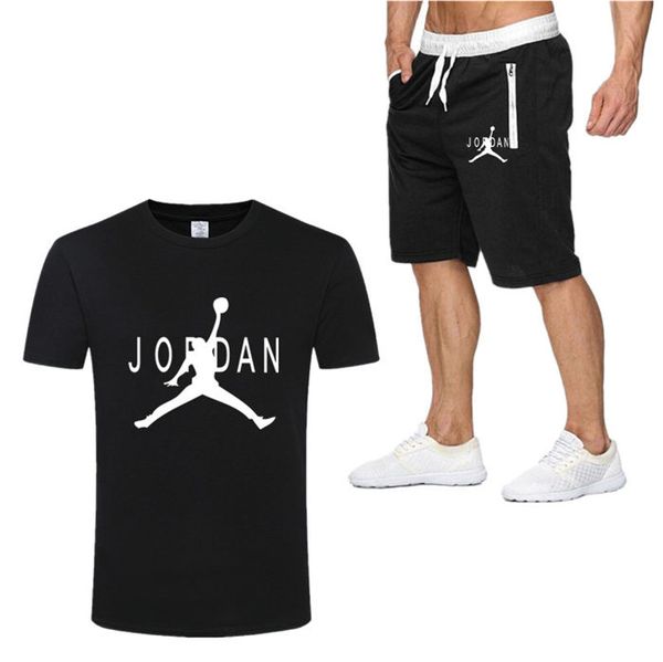 

jordÃ n summer designer men's athletic suit.a suit of men's clothing having a collar, short sleeves, t-shirt, shorts, and slacks, Gray