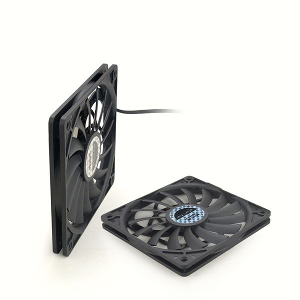 

ultra-thin 12mm thick fan water cooled computer cooling itx small box dedicated pwm four needle temperature control 120mm mute