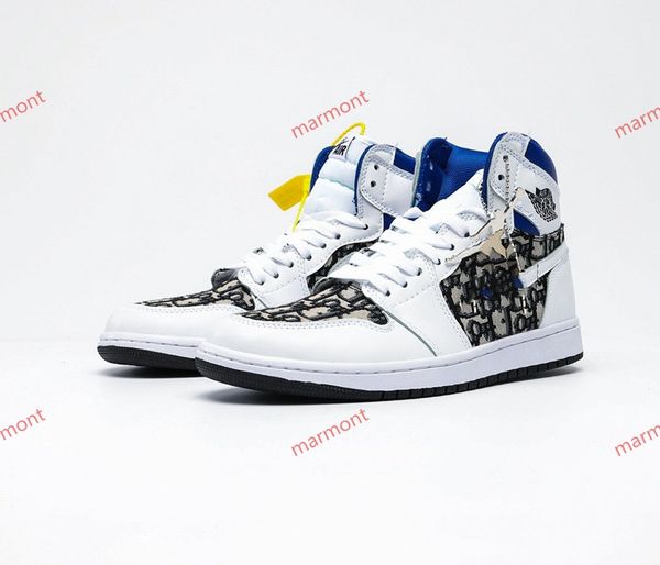 

dior x air jordan brand 1 2020 hottest аутентичной 2020 1 low wolf gray 1s sail фотон пыль белого cn8608-002 мужчины баскетбол обувь спорт x, Black