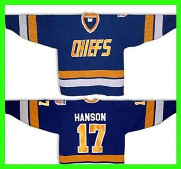 

hanson #17 home jersey 16 18 jeff hanson white slapsbrothers charlestown chiefs - customized jersey any number any name sewn on (s-4xl, Black;red