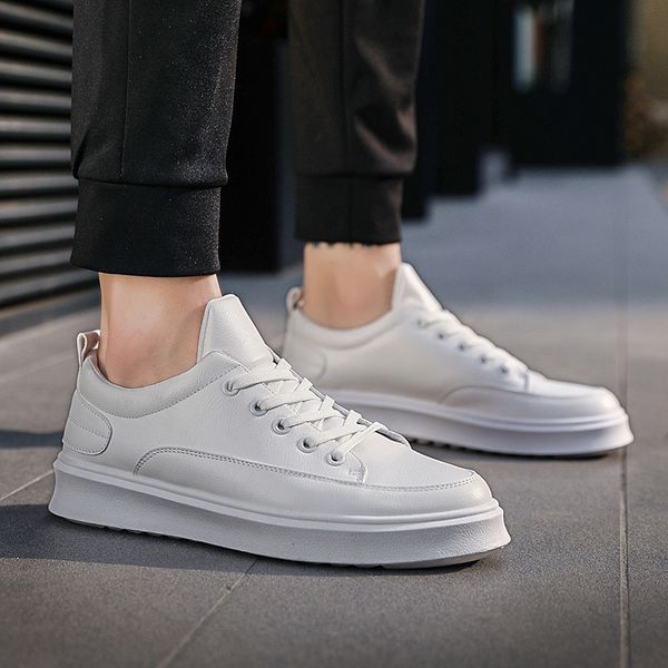 

sapato spring black fashionable for cuero leather sneaker white man sale summer mens mens sneakers informales fashion sport