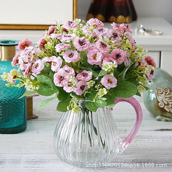 

fleurs artificielles en soie haute qualite 15 rose simulation flower home decoration decoration pgraphy props manual diy