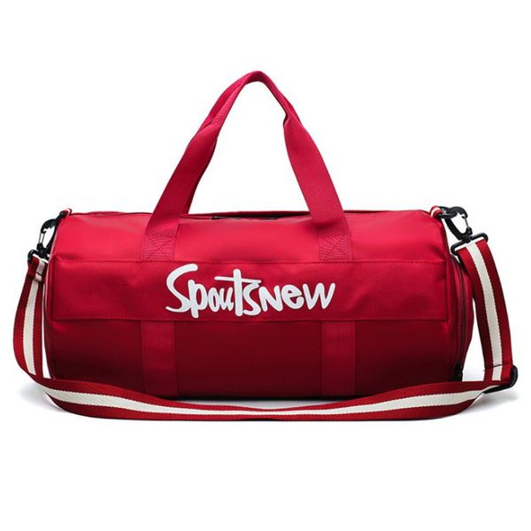 

20-35l large capacity gym bags men sports bag dry and wet separation handheld cylinder handbag bag women sport travel package