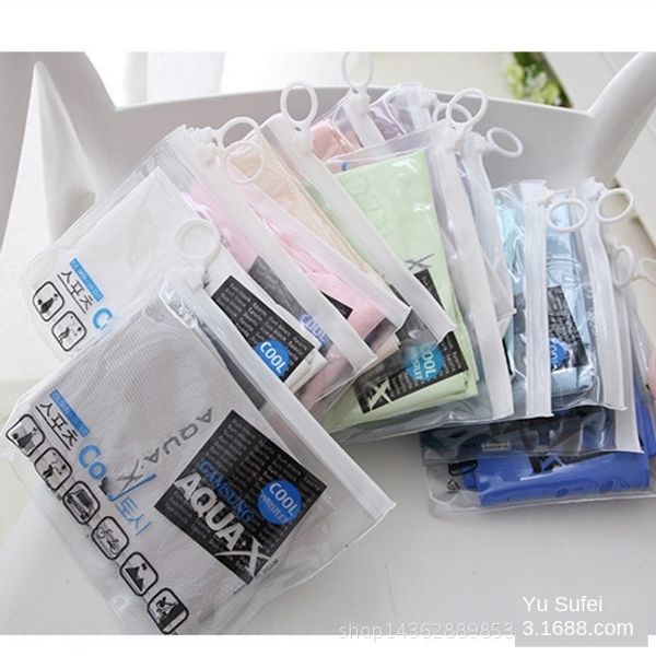 

and wo silk bicycle bag ice bag sunscreen gloves uv-proof outdoor cycling sleeves men' and women' ice sleeves, Blue;gray