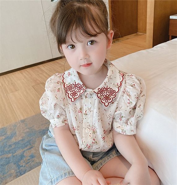 

0bxms 516 fumei 2020 clothing girl's women's baby children's summer clothing floral short-sleeved tong chen shan tong chen sh, White;black