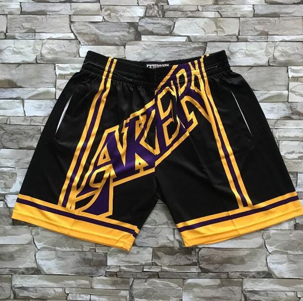 

2020 men basketball new los angeles lakers 23 james mitchell&ness european dyed retro jersey and pant, Black;red