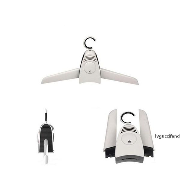 

portable electric folding clothes hanger dryer travel cool air drying rack plastic rod rack hangers laundry dryer 19dec25 t200605