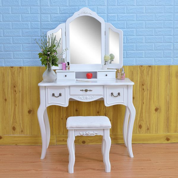 

lady makeup cabinet simple makeup table with lamp bedroom light high end real wood dressing table thr-color adjustable women dressing table