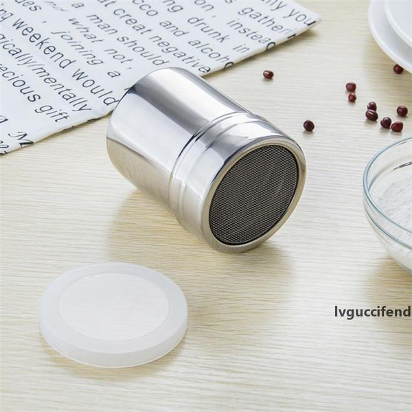 

good quality kitchen use stainless steel 304 salt pepper shaker, seasoning bottle salt and pepper shaker with net lid