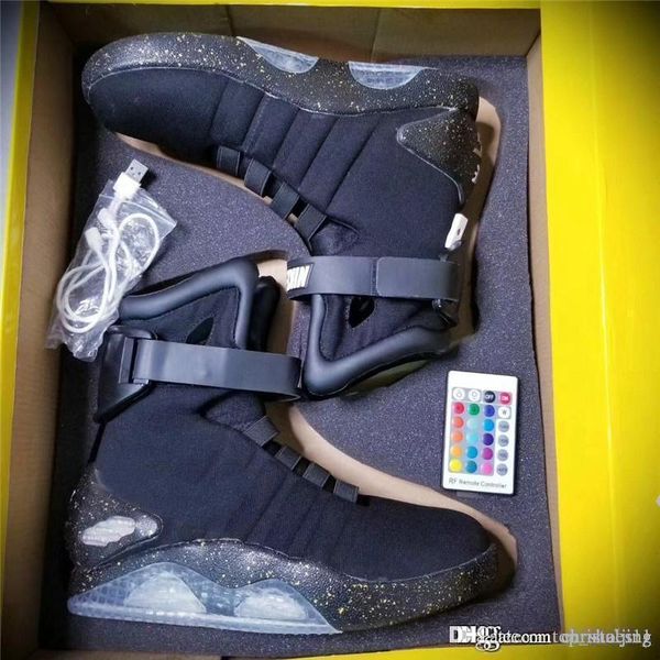 

air mag обувь автоматическая шнурки marty повседневный led обувь back to the future glow in the dark gray black mag marty mcflys кроссовки о