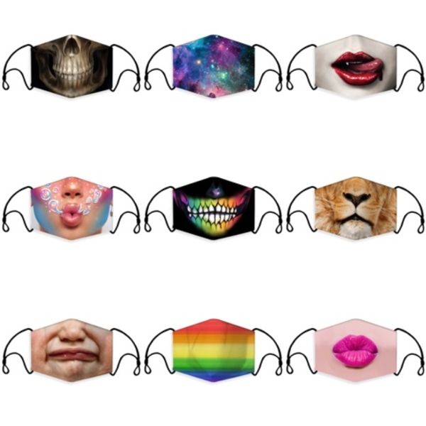 

reusable breathing valve black masks anti-allergic pm2.5 mouth masks anti-dust anti pollution mask cloth masks#868