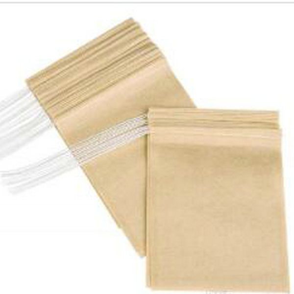 

nepak 600 disposable tea filter bags with drawstring safe strong penetration unbleached paper for loose leaf tea and coffee236 x garden2010