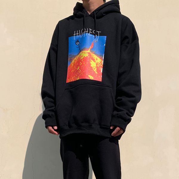 

19fw travis scott hoodies hitr sun hooded sweatshirt men women pullover casual street sweater long sleeve outdoor hoodies, Black